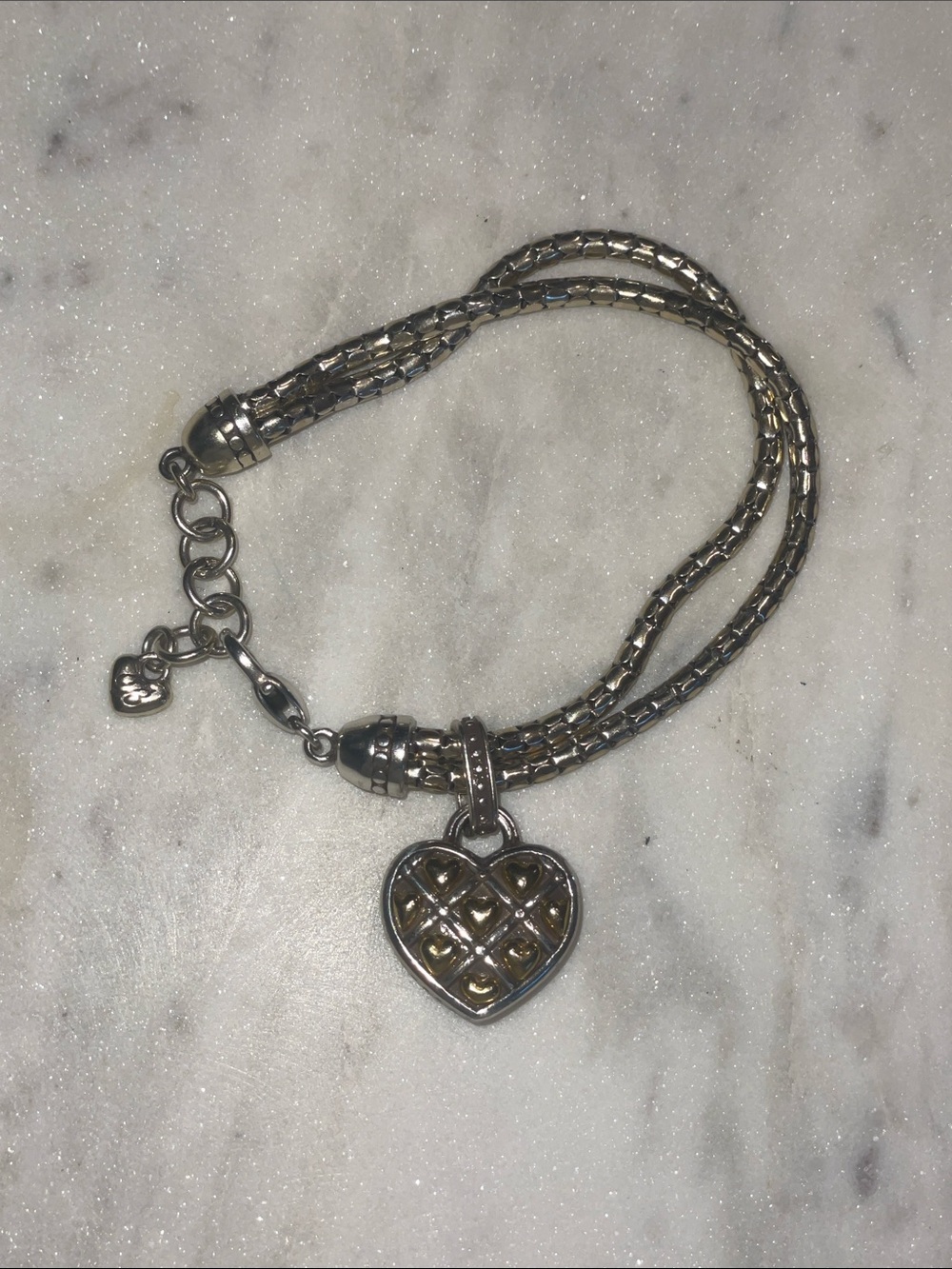 Brighton Two Home Heart Charm Bracelet